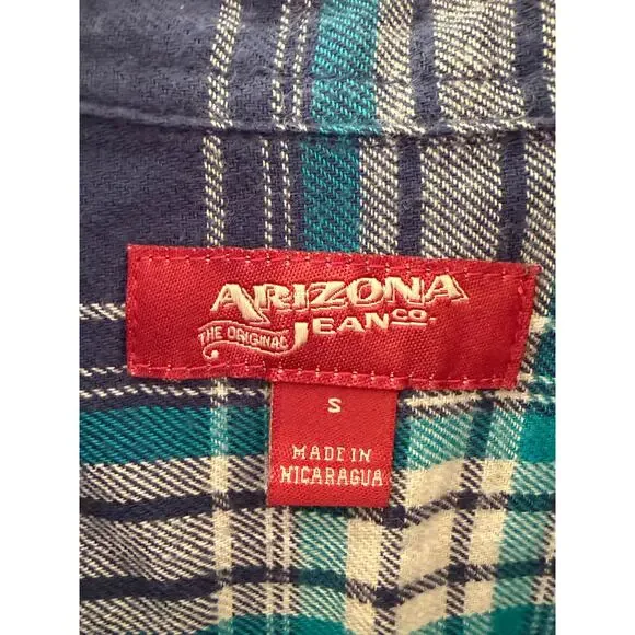 Arizona Jean Co. Men’s Grunge Streetwear Casual Button Down Size Small - Picture 6 of 7